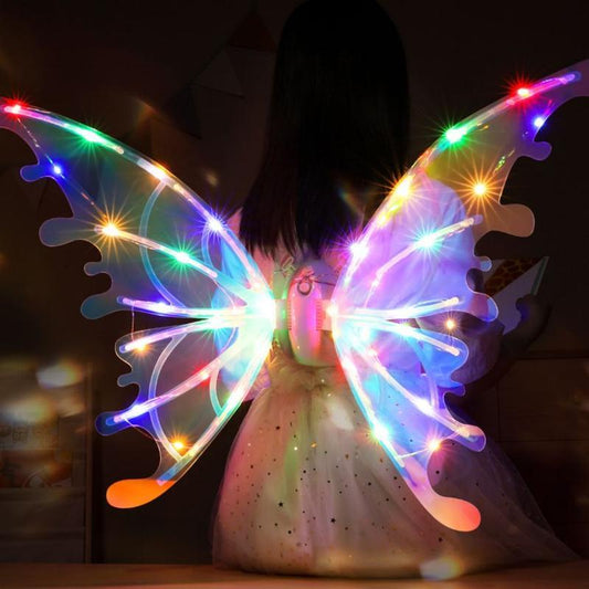 Electric Light Up Butterfly Wings Moving with Music