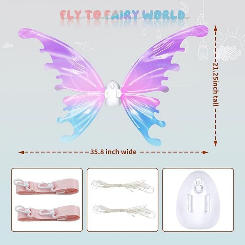 Electric Light Up Butterfly Wings Moving with Music